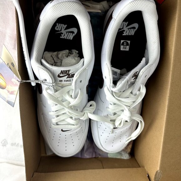 Other - AF1 Nike Low Retro White/Chocolate-Metallic Gold